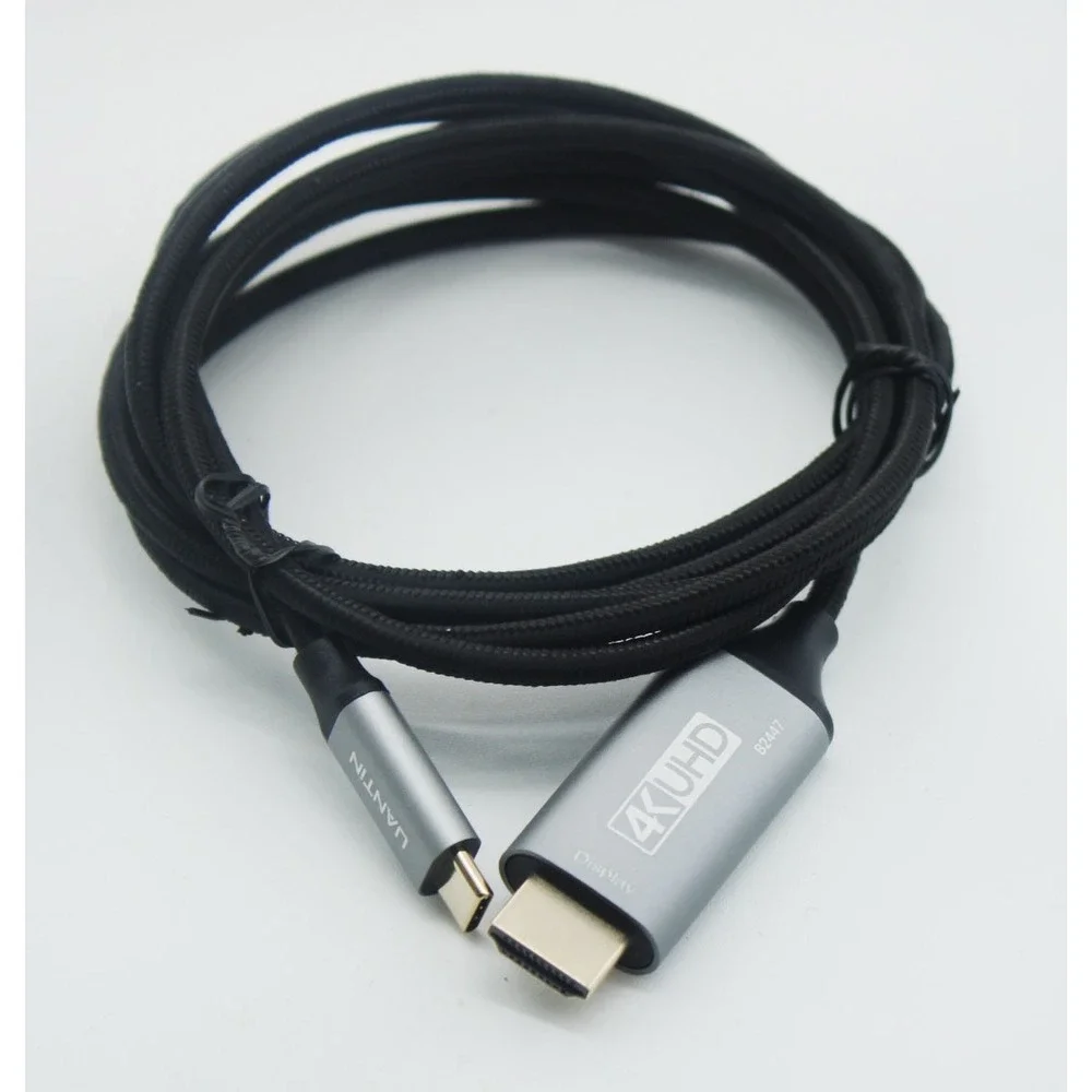 UANTIN USB C to HDMI Cable 4K UHD Braided Adapter for iPad Pro iMac Surface